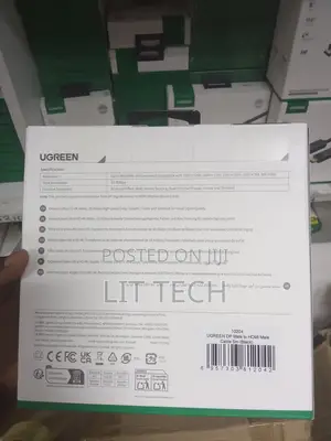 UGREEN DP101 (Model 10204) 5-Meter DisplayPort to HDMI 4K at 30Hz Cable.