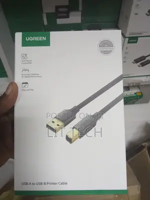 UGREEN USB-A to USB-B Printer 1.5m Cable (Typically Model US135)
