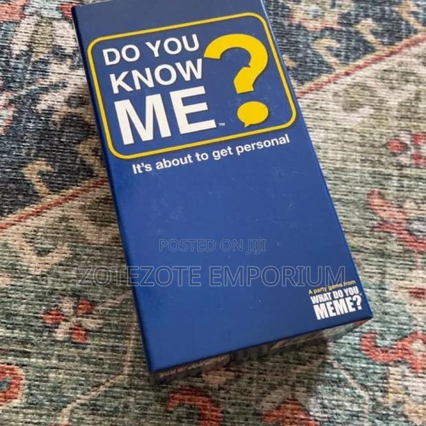 Do You Know Me-Card Game - main view