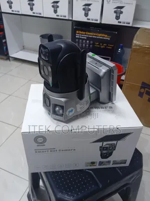 Solar Powered V380 Pro 4G Dual Lens Camera With Mobile Access