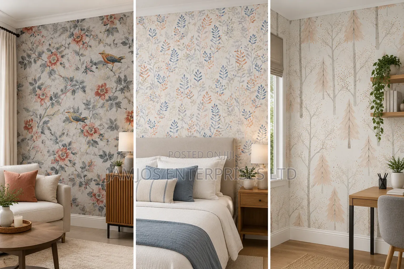 Unique 3D Floral Wallpapers