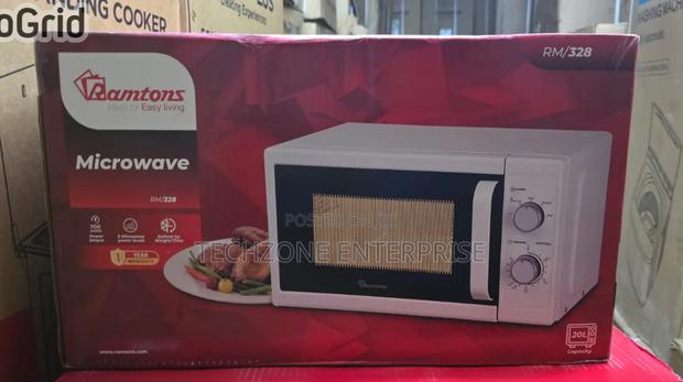 Ramtons RM/328 - 20L Manual Microwave - White With Warranty 