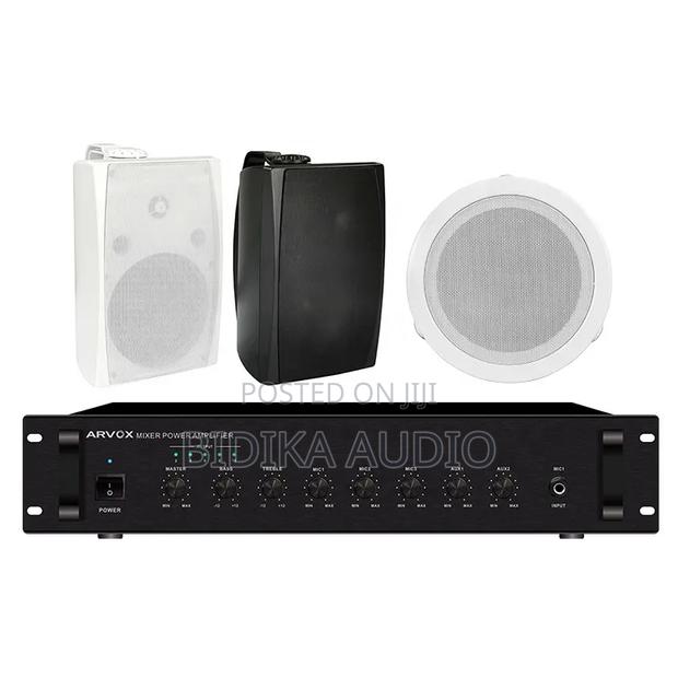 Complete Wall-Mounted PA System With Bluetooth Ceilings - main view