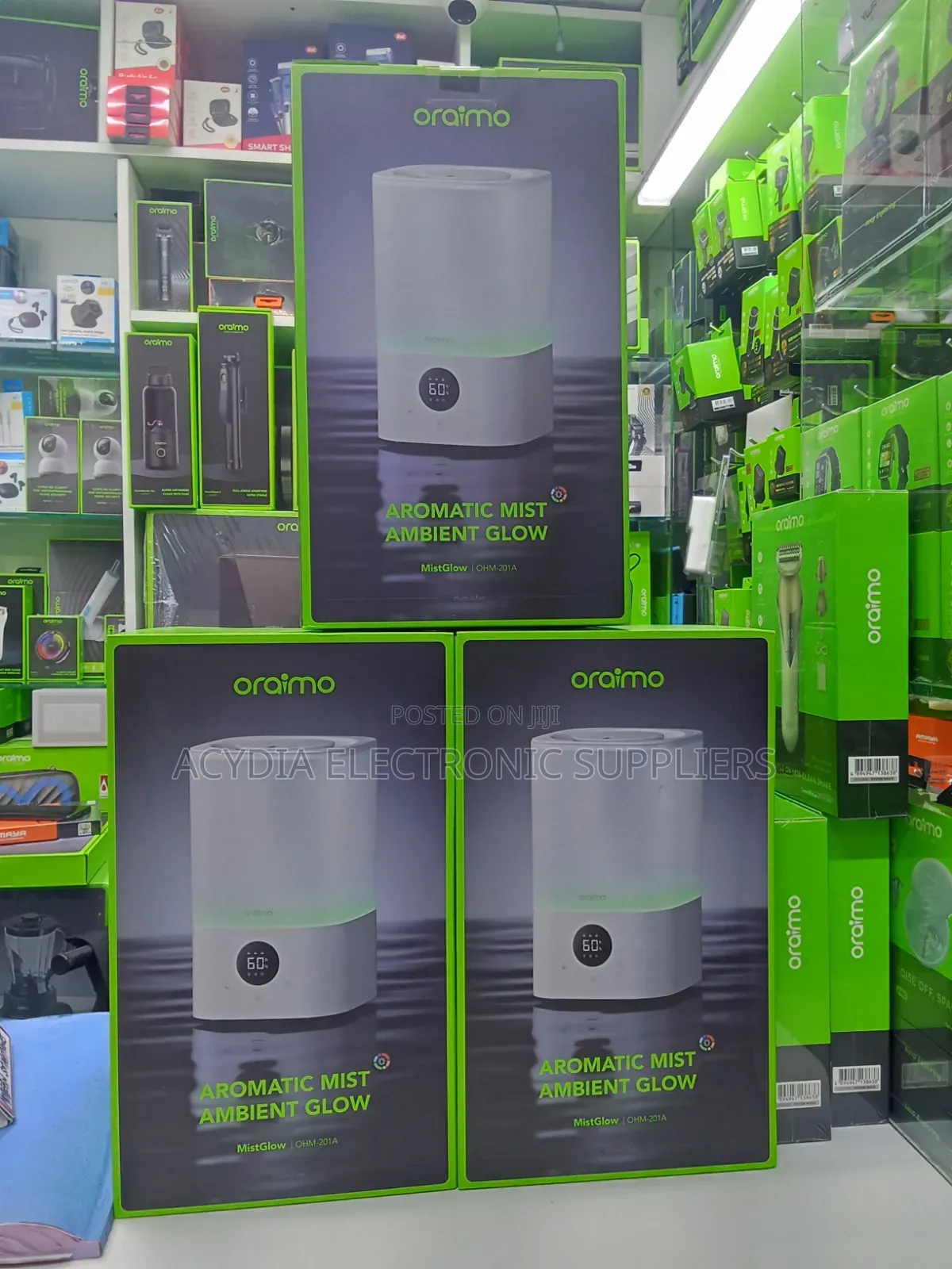 Oraimo MistGlow 3.2L Smart Humidifier With LED Display 7-Color