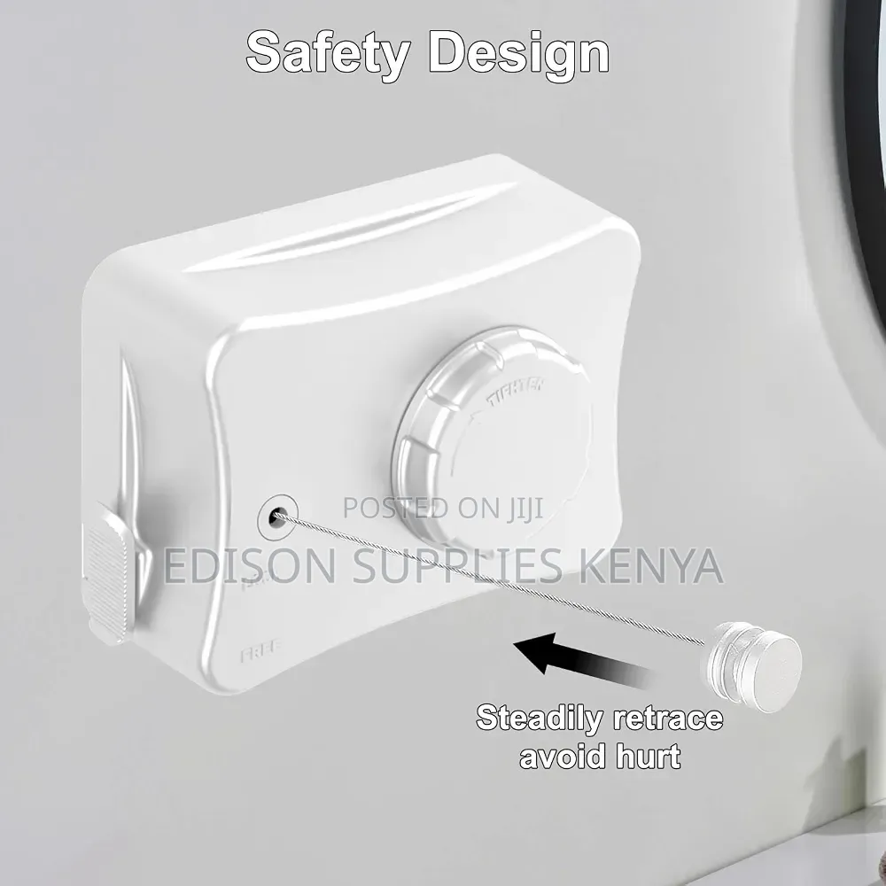 Retractable Clothes Line Extendable Cloth Line Dryer Hook