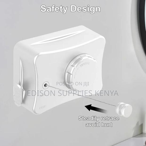Retractable Clothes Line Extendable Cloth Line Dryer Hook - thumbnail 5