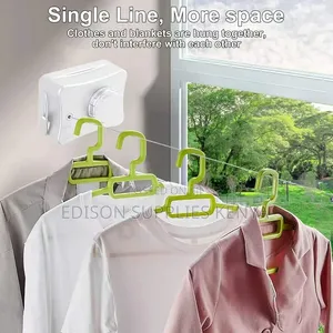 Retractable Clothes Line Extendable Cloth Line Dryer Hook
