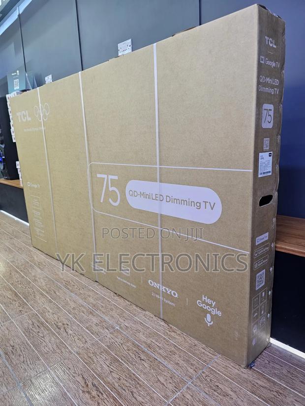 TCL 75inch 75P8L Premium QD-Mini LED TV 4K,Dolby Atmos Smart Google TV