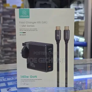 USAMS 140W GaN Fast Charger Kit (UK) UM Series US-CC171