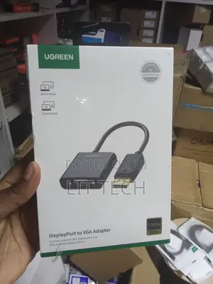 Ugreen DisplayPort Male to VGA Female Converter (Black) - UG-20415