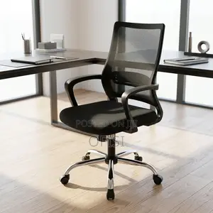 Office Chair; Modern Mid-Back Computer Seat