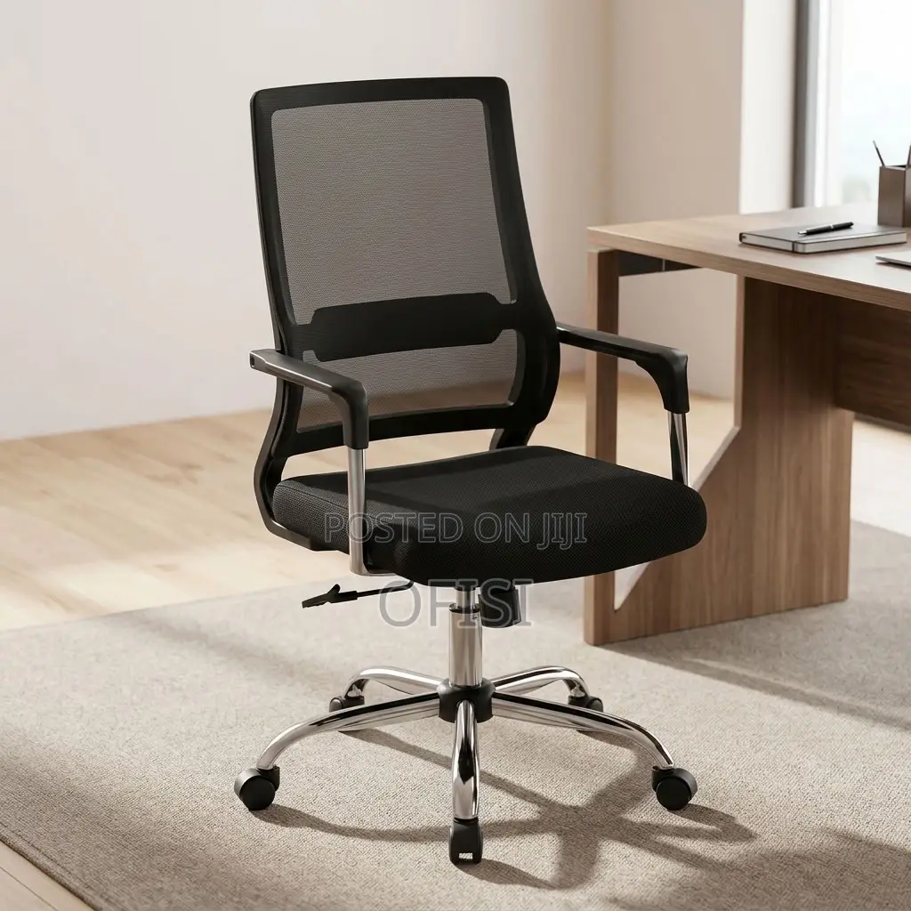 Office Chair; Modern Mid-Back Computer Seat