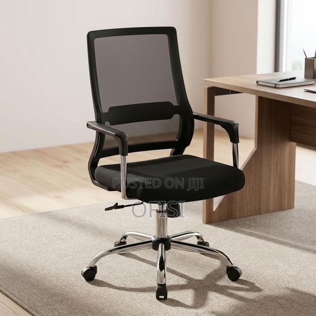 Office Chair; Modern Mid-Back Computer Seat - thumbnail 6