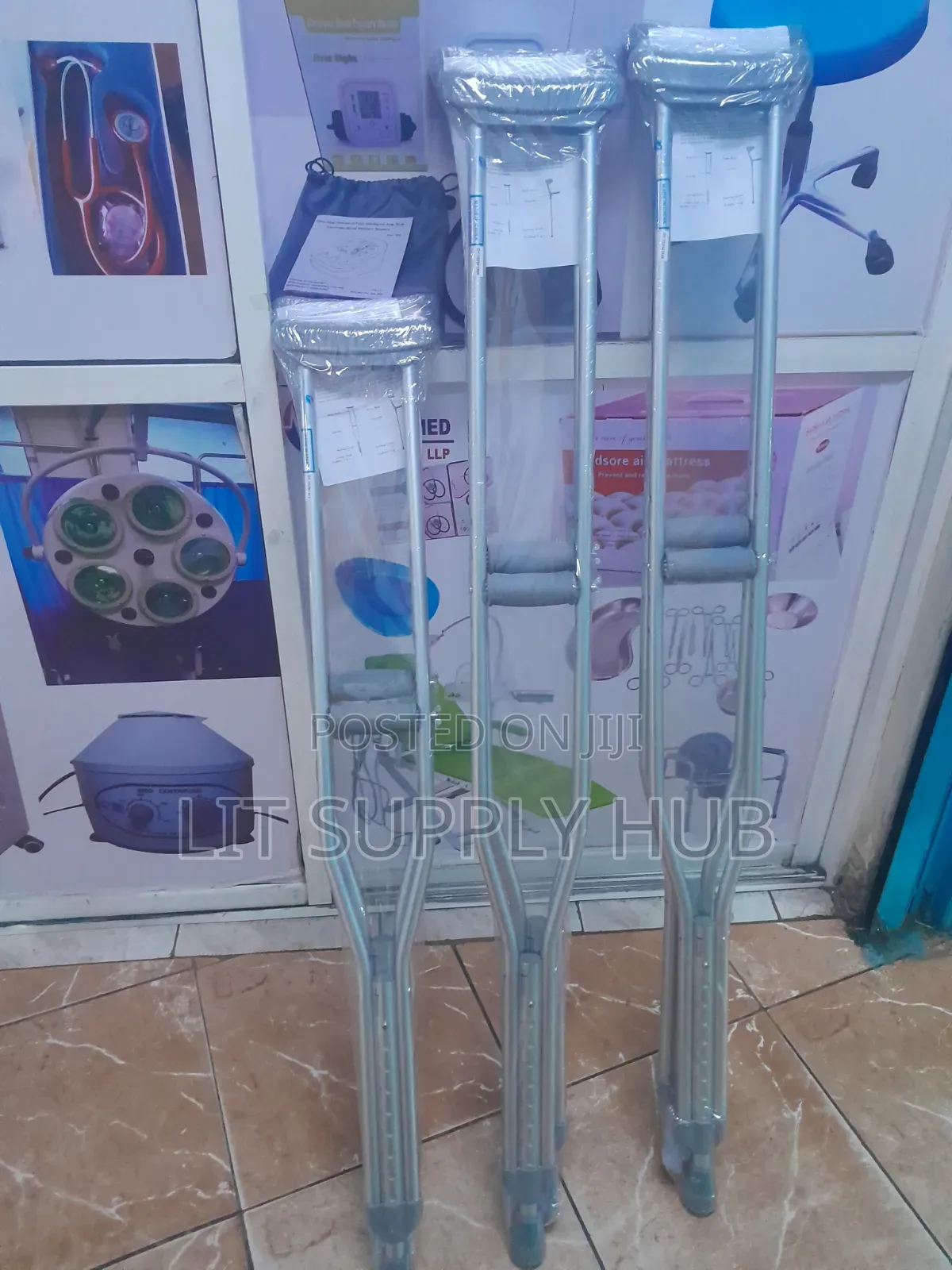 Heavy Duty Axillary Crutches