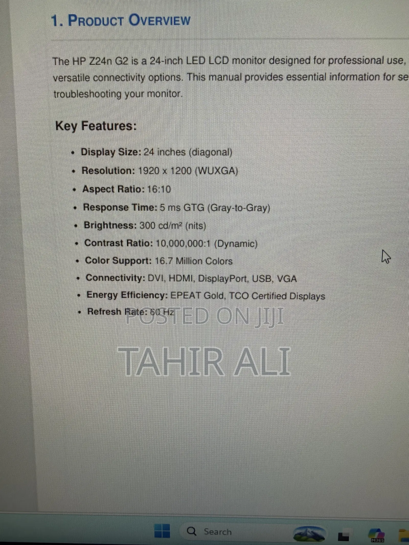 HP Monitors