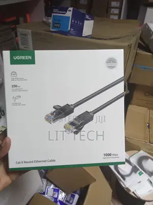 Ugreen Cat 6 U/Utp Lan Cable 2m (Black) (UG- 20160)