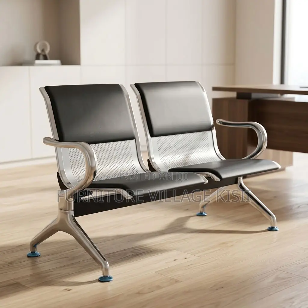 Halg Padded 2-Link Waiting Bench
