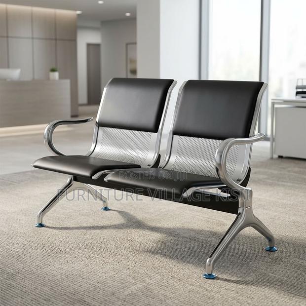 Halg Padded 2-Link Waiting Bench - thumbnail 7
