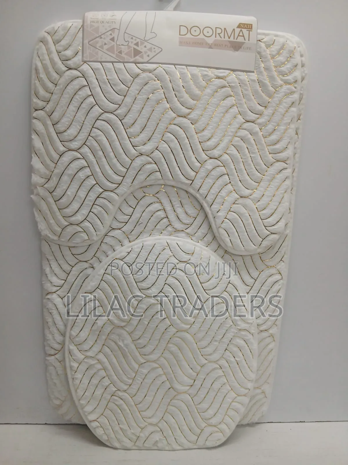 3-in-1 Toilet Mat Set Alp
