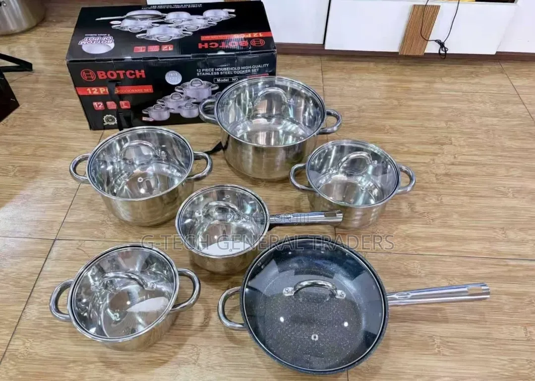 Botch / Bosch 12-Piece Stainless Steel Cookware Set