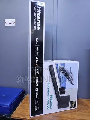 Hisense 5.1CH Wireless Soundbar AX5100Q 580Watts With Dolby Atmos