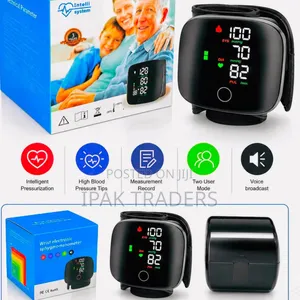 Wrist Intelligent Blood Pressure Machine Monitor With Voice