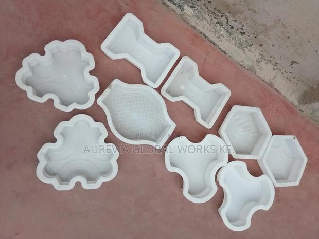 Interlocking Block Moulds or Cabro Making - main view