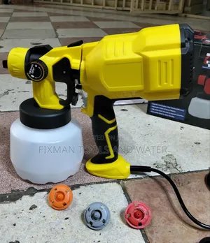 Fine Finish DEWALT PAINT Spray Gun 550 Watts 240 v and Nozzles 3