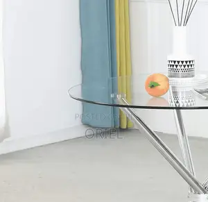 Dining Table : Glass Dining Table - Round