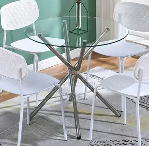 Dining Table : Glass Dining Table - Round