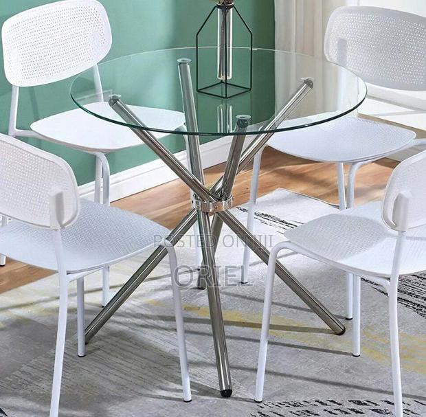 Dining Table : Glass Dining Table - Round - thumbnail 5
