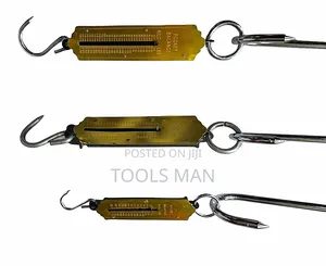 Hanging Spring Scale Brass Pocket Balance Mechanical Weighing 150kg.