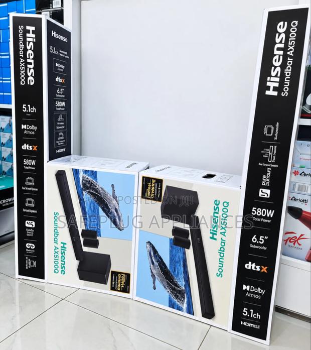 Hisense AX5100Q Soundbar With Dolby Atmos – 580 Watts