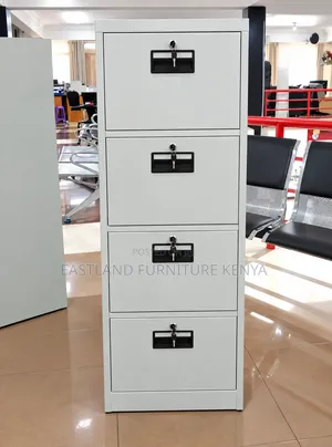 4-Drawer Steel Filing Cabinet With Individual Locks