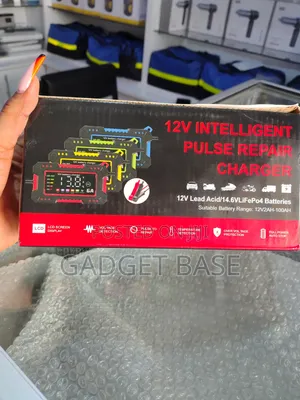 12V 6A Intelligent Battery Charger With LCD Display and Pulse Repair