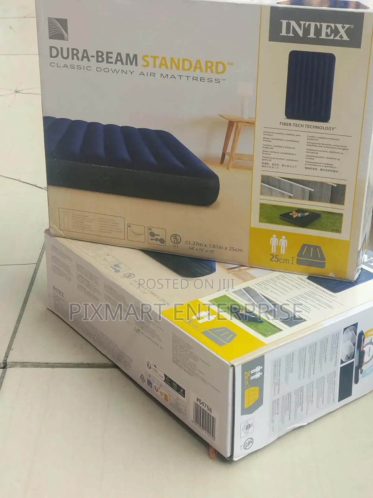 6 by 6 Intex Inflatable Air Mattress