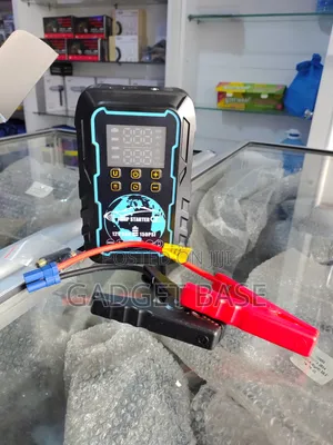 4-in-1 Car Jump Starter With Air Compressor, Power Bank & LED Light