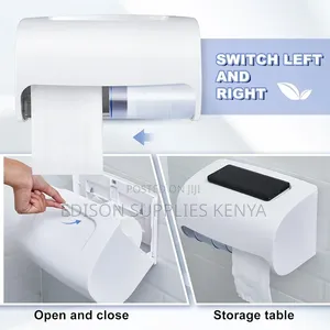Tissue Holder Double Concealed Tissue Roll Paper Dispenser