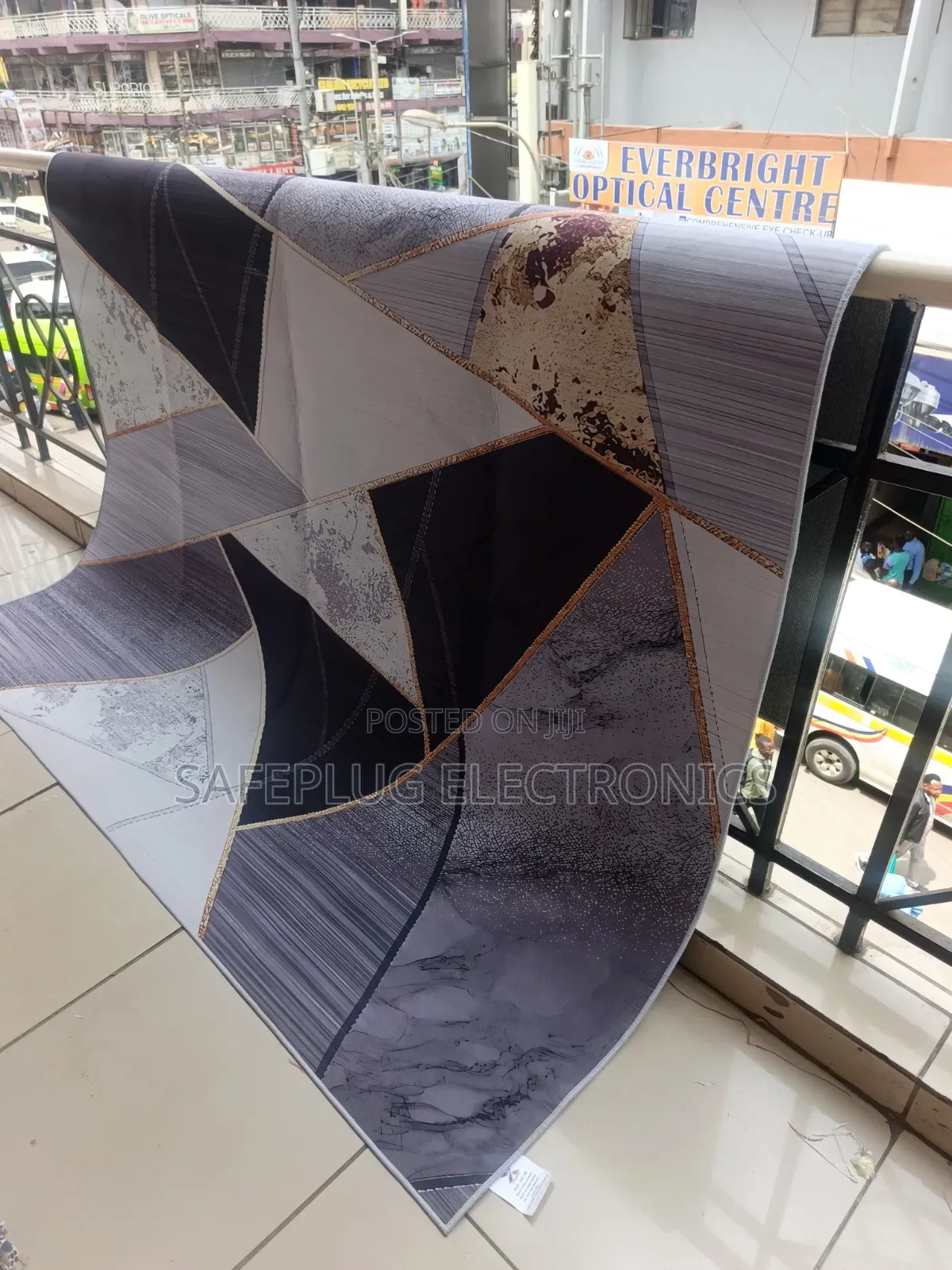 7 by 10 3D Area Rug for Living Room and Office