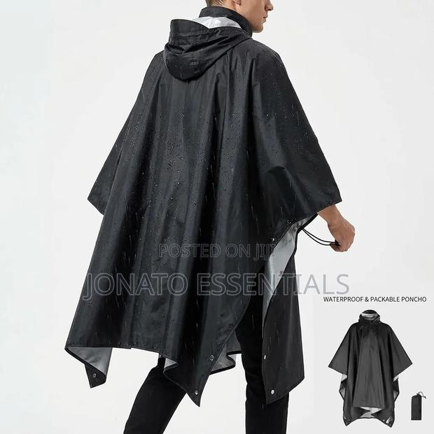3 in 1 Waterproof Raincoat Poncho Camping Tarp Ground Sheet
