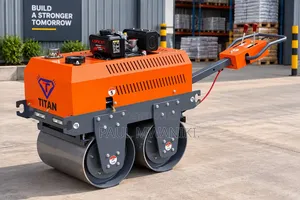 TITAN Walk-Behind Double Drum Road Roller – Brand New / Heavy Duty