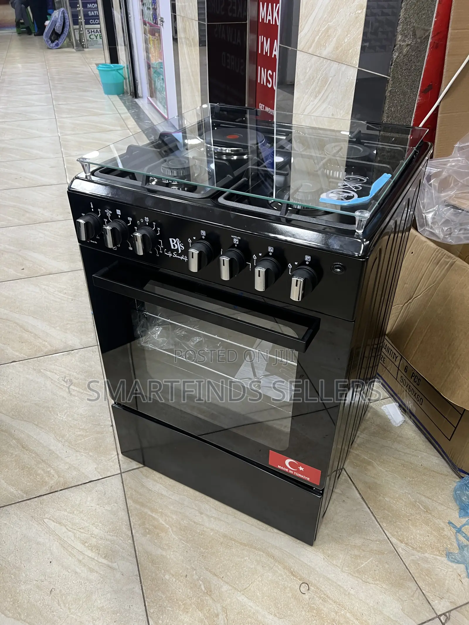 BJS Black Cooker – Cook in Style, Upgrade Your Kitchen!