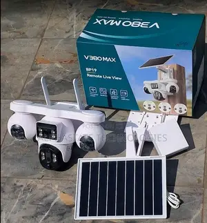 V380 4G SIM Card Solar Security Camera Outdoor PTZ