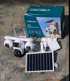 V380 Pro 4G Solar CCTV Camera With Night Vision