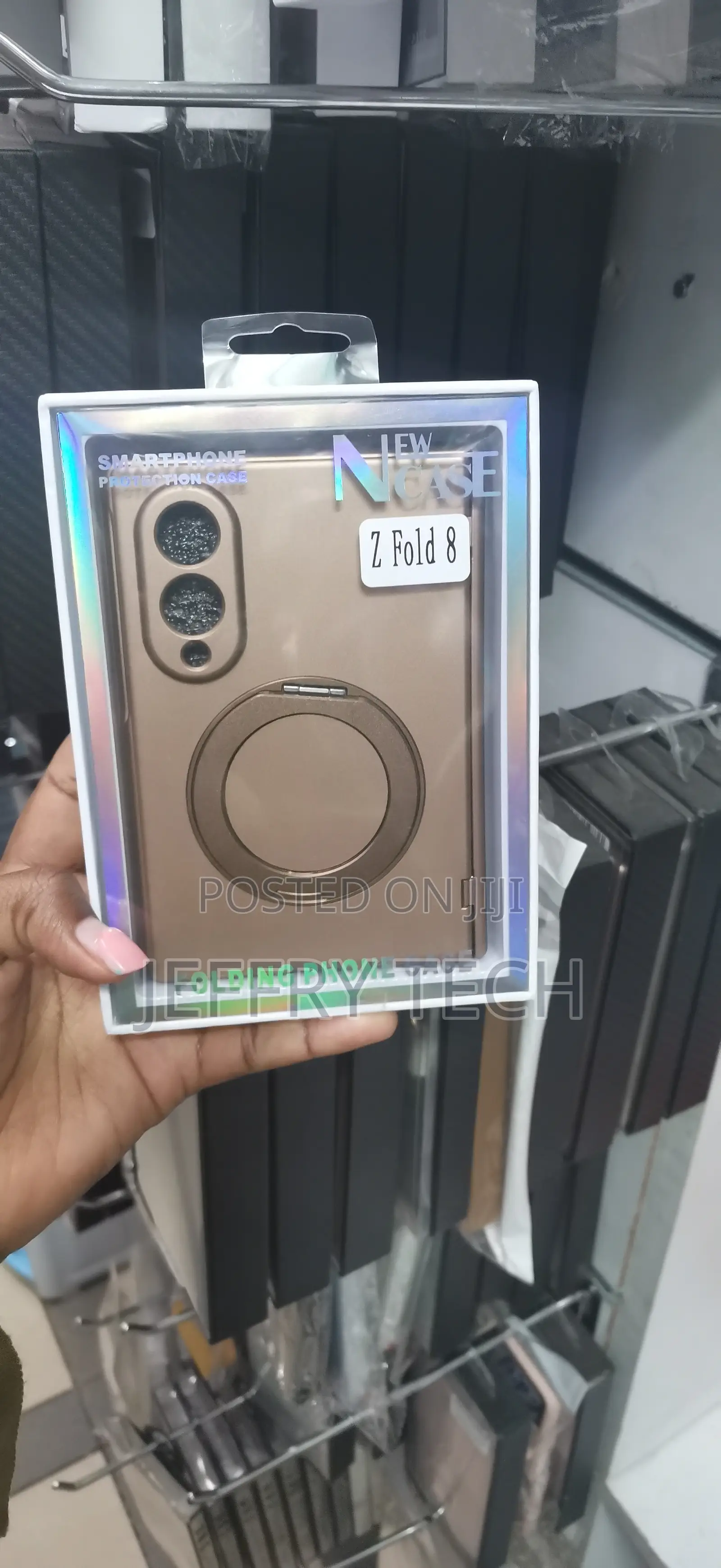 New Case Folding Case Magnetic Ring for the Samsung Galaxy Z Fold 8.