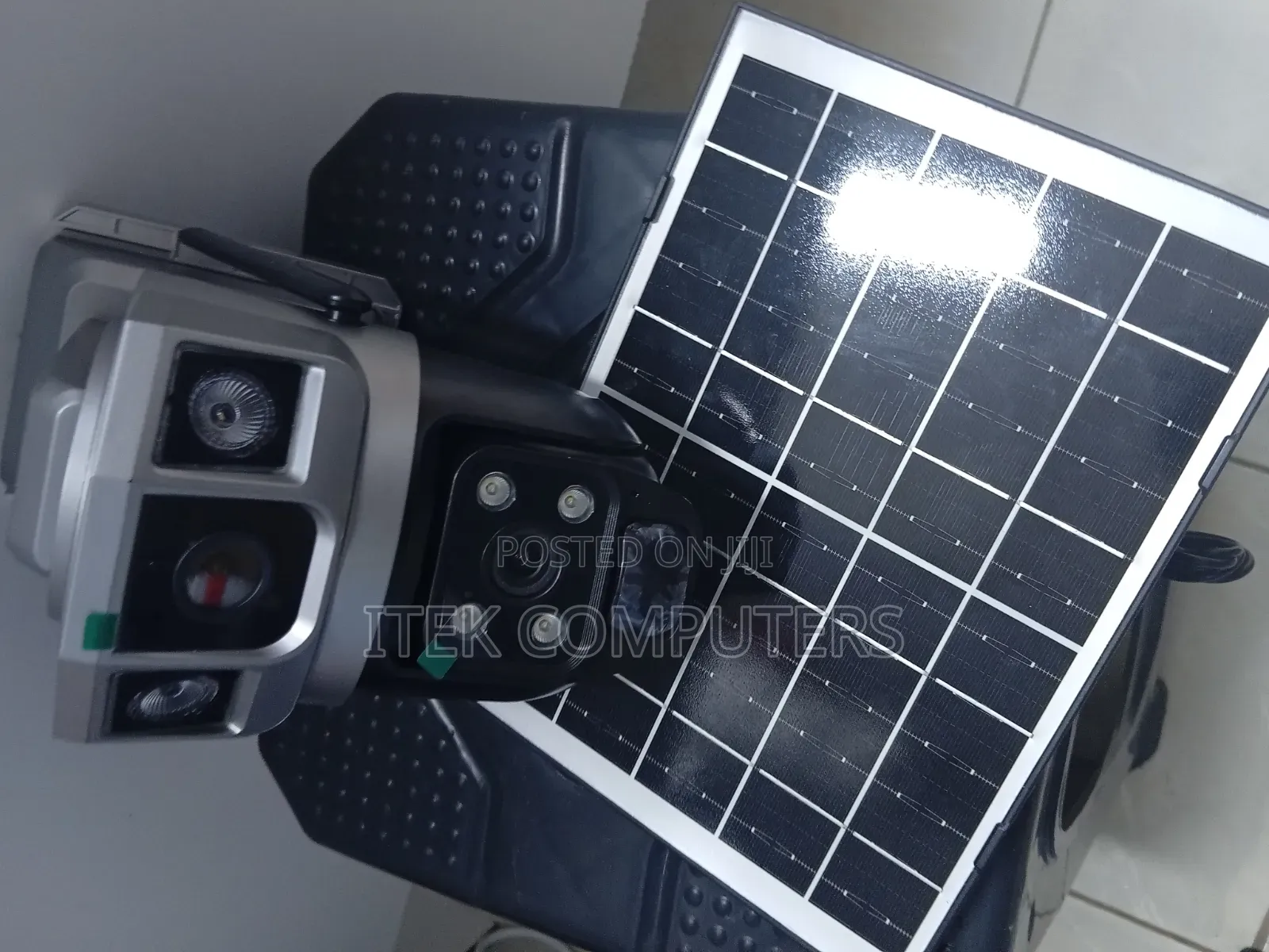 V380 Pro Dual Lens 4G Solar CCTV Camera for Farm Surveillance
