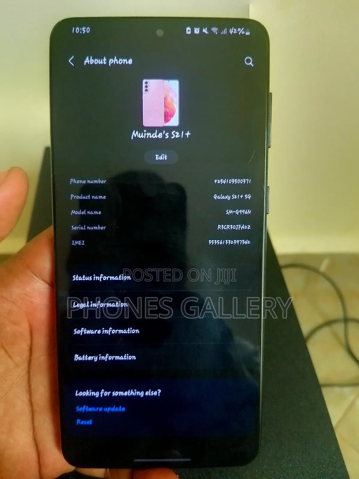 Samsung Galaxy S21+ 5G 256 GB Black