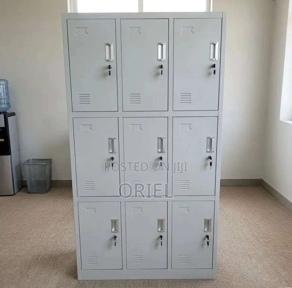 Office Cabinet : 9-Locker Cabinet