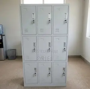 Office Cabinet : 9-Locker Cabinet