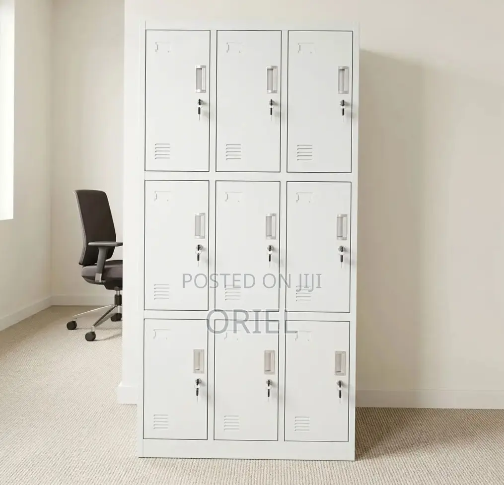 Office Cabinet : 9-Locker Cabinet